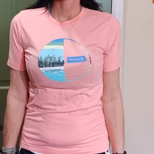 Hurley Peach Graphic Tee